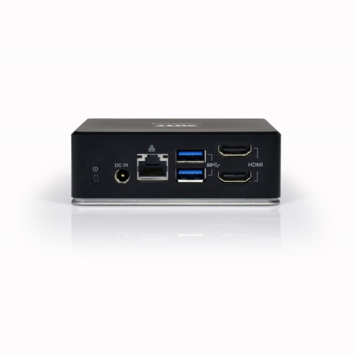 Port USB Type-C to 1 x RJ45|2 x USB3.1 Gen1|2 x HDMI|1 x Type-C|1 x USB3.1 Gen1 | Apple Charging 2.4A|1 x Aux Dock - Black - Image 2