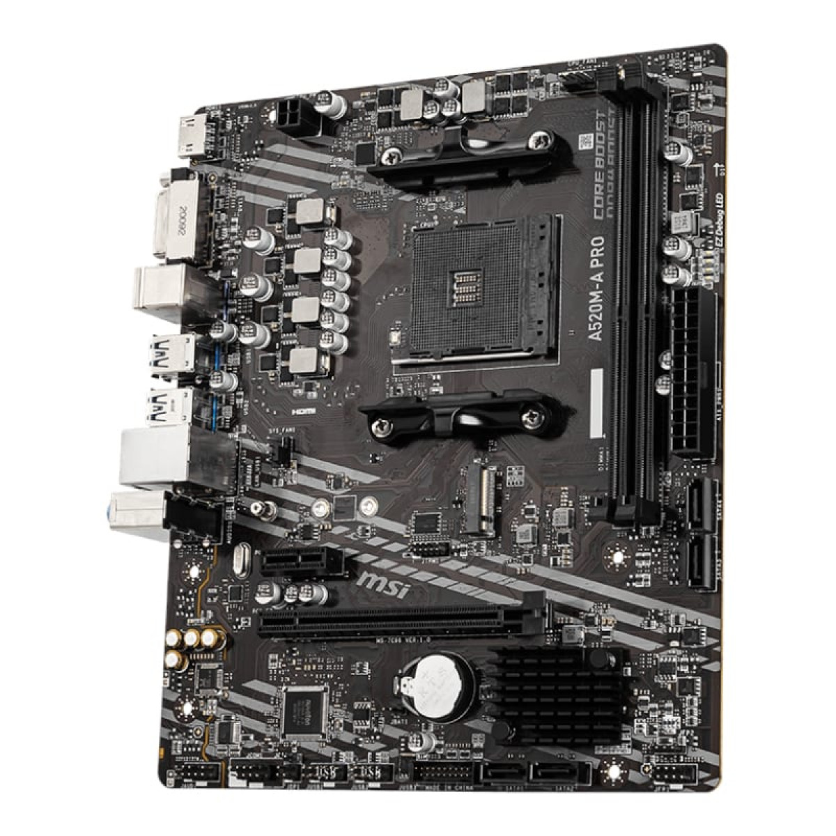 MSI A520M-A PRO AM4 AMD MATX Gaming Motherboard - Image 3
