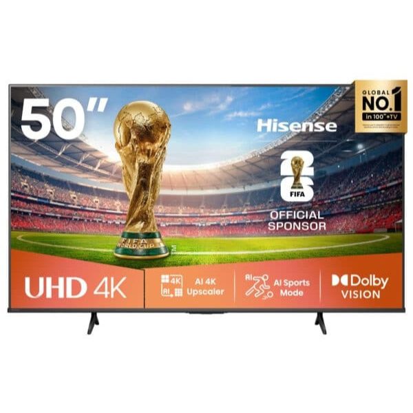 Hisense 50 Inch UHD A6Q Series Smart LED TV