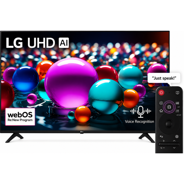 LG 55 inch UHD AI UA854K AI Magic Remote Ready HDR10 Smart TV