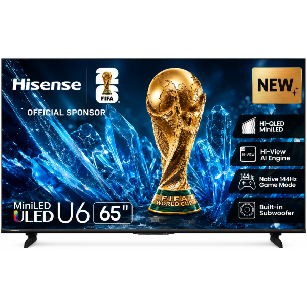 Hisense 65 Inch U6S UHD Mini LED Smart TV