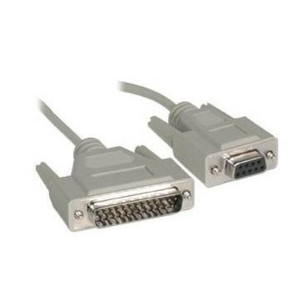 UniQue DB9f To 25m Serial 1mts Cable