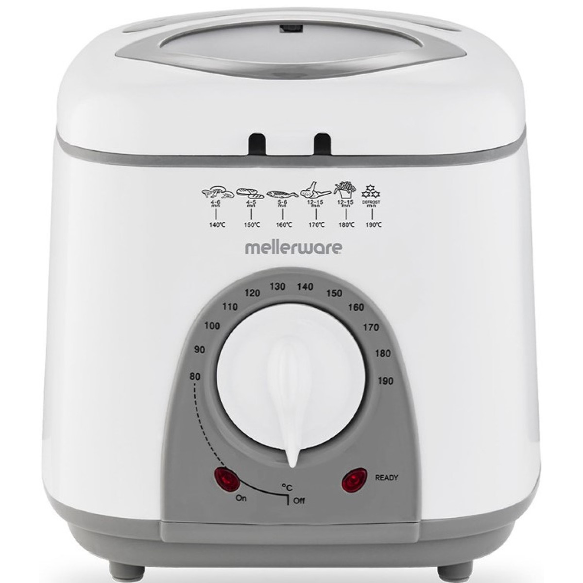 Mellerware Adjustable Temperature 1 Litre Plastic Deep Fryer