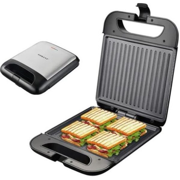 Sokany 8 Slice Sandwich 1200W Grill Maker
