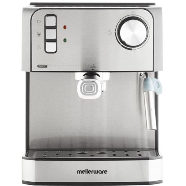 Mellerware Trieste 850W Stainless Steel Espresso Coffee Maker
