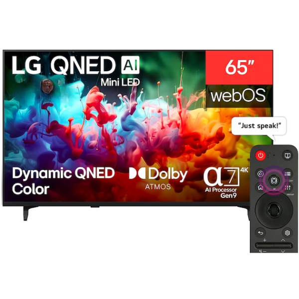 LG 65 Inch QNED70B6T QNED AI Mini-LED 4K Smart TV
