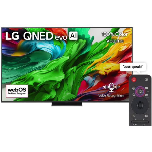 LG 65 Inch QNED evo AI MiniLED 4K Smart TV