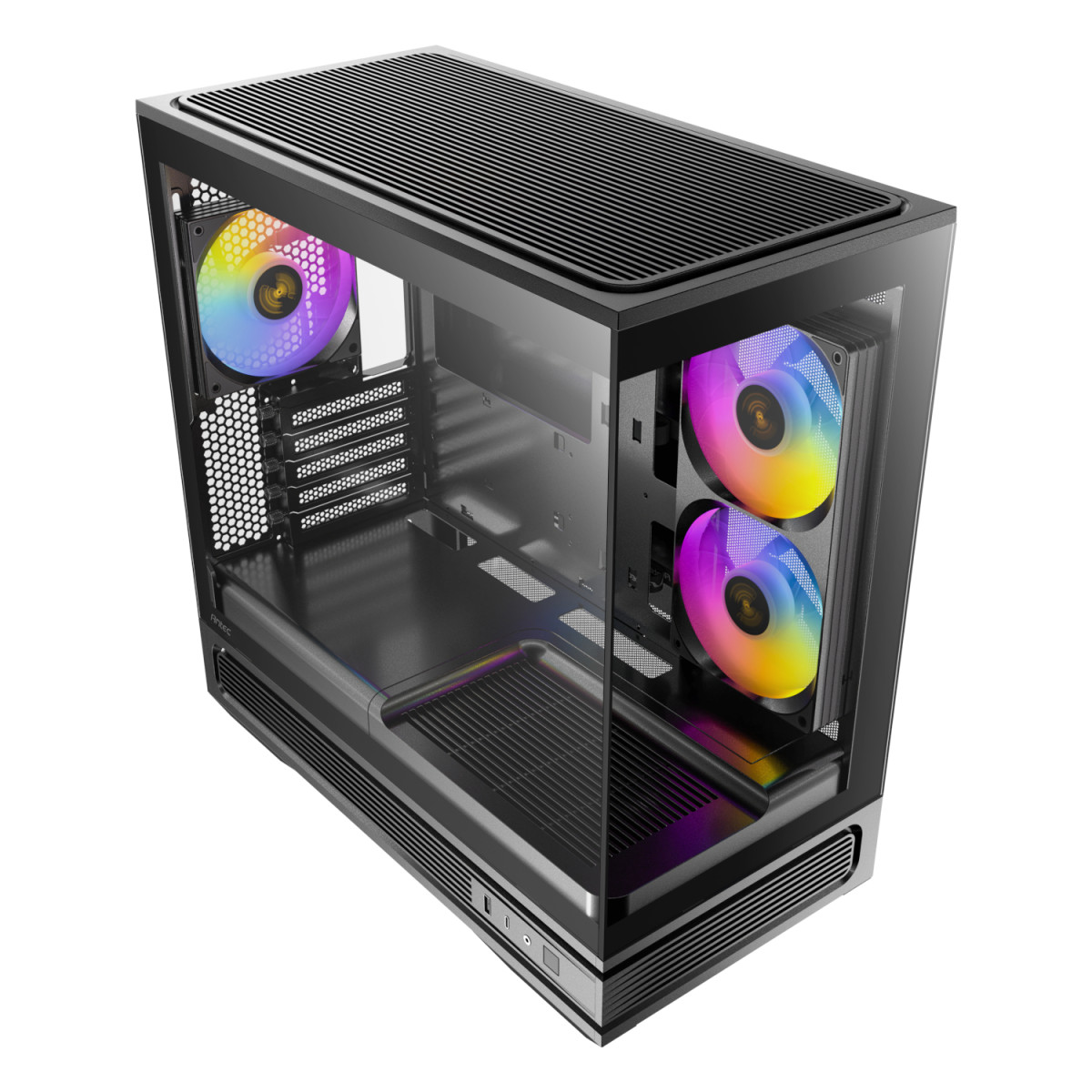 Antec C2M ARGB Compact Micro-ATX Gaming Chassis - Black - Image 3