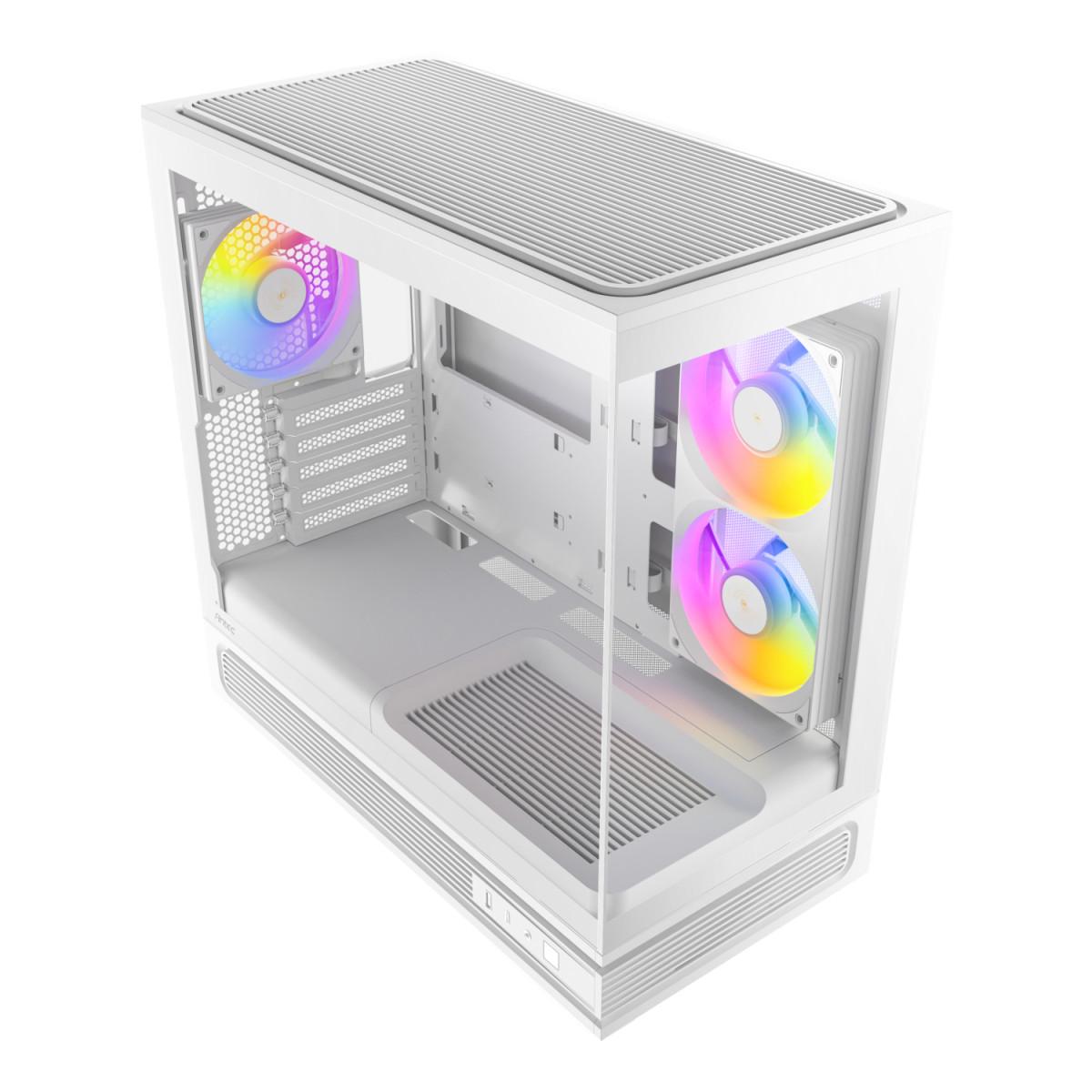 Antec C2M ARGB Compact Micro-ATX Gaming Chassis - White - Image 3