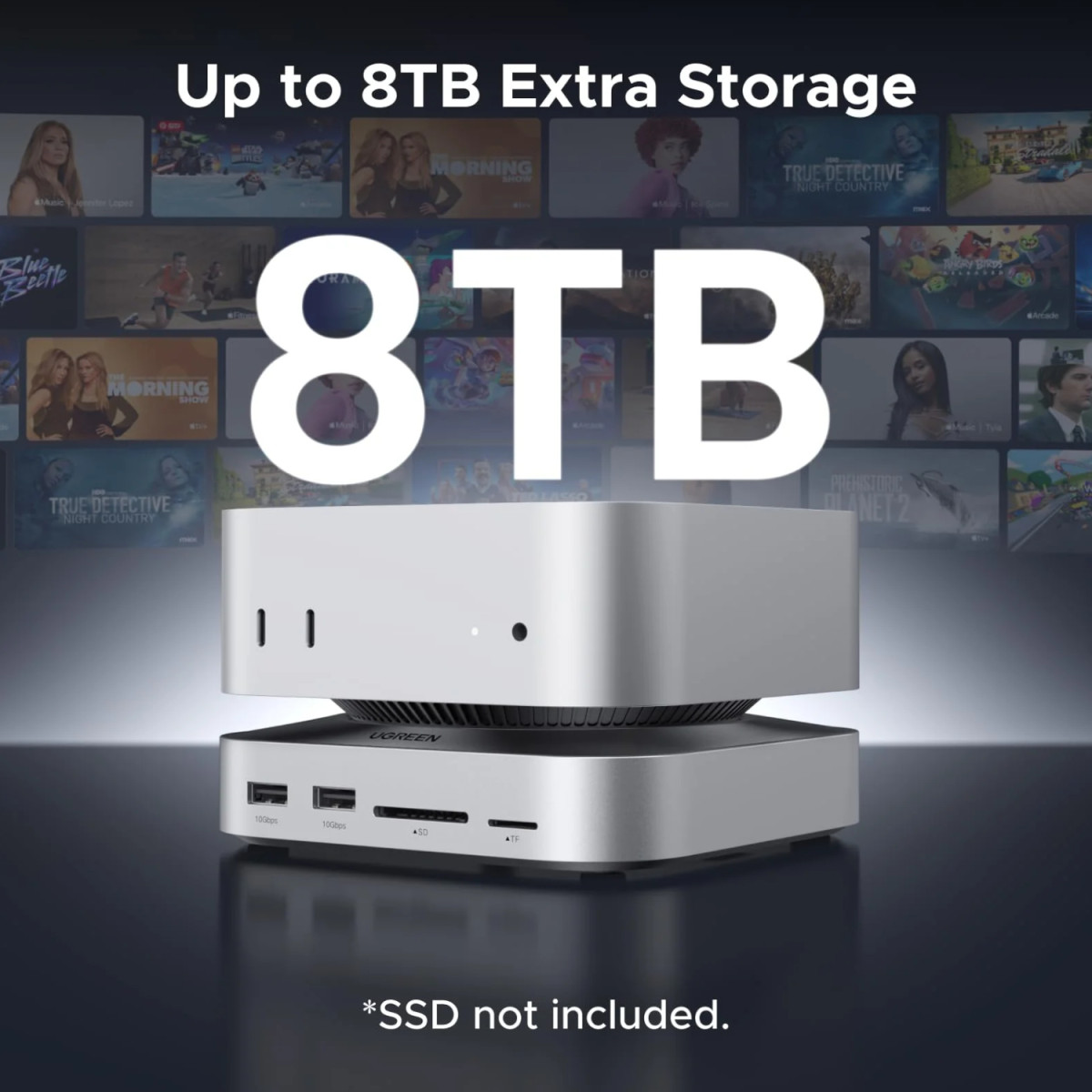 UGREEN Mac mini M4 11-in-1 Dock with SSD Enclosure - Image 4