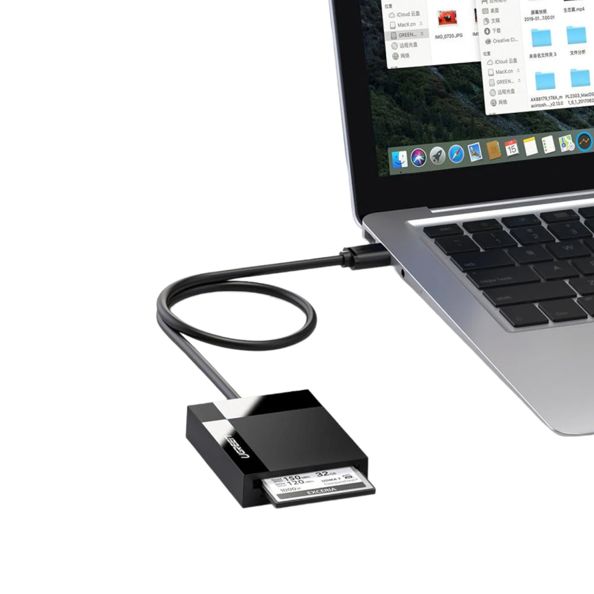 UGREEN 4-in-1 USB 3.0 Card Reader - Image 2