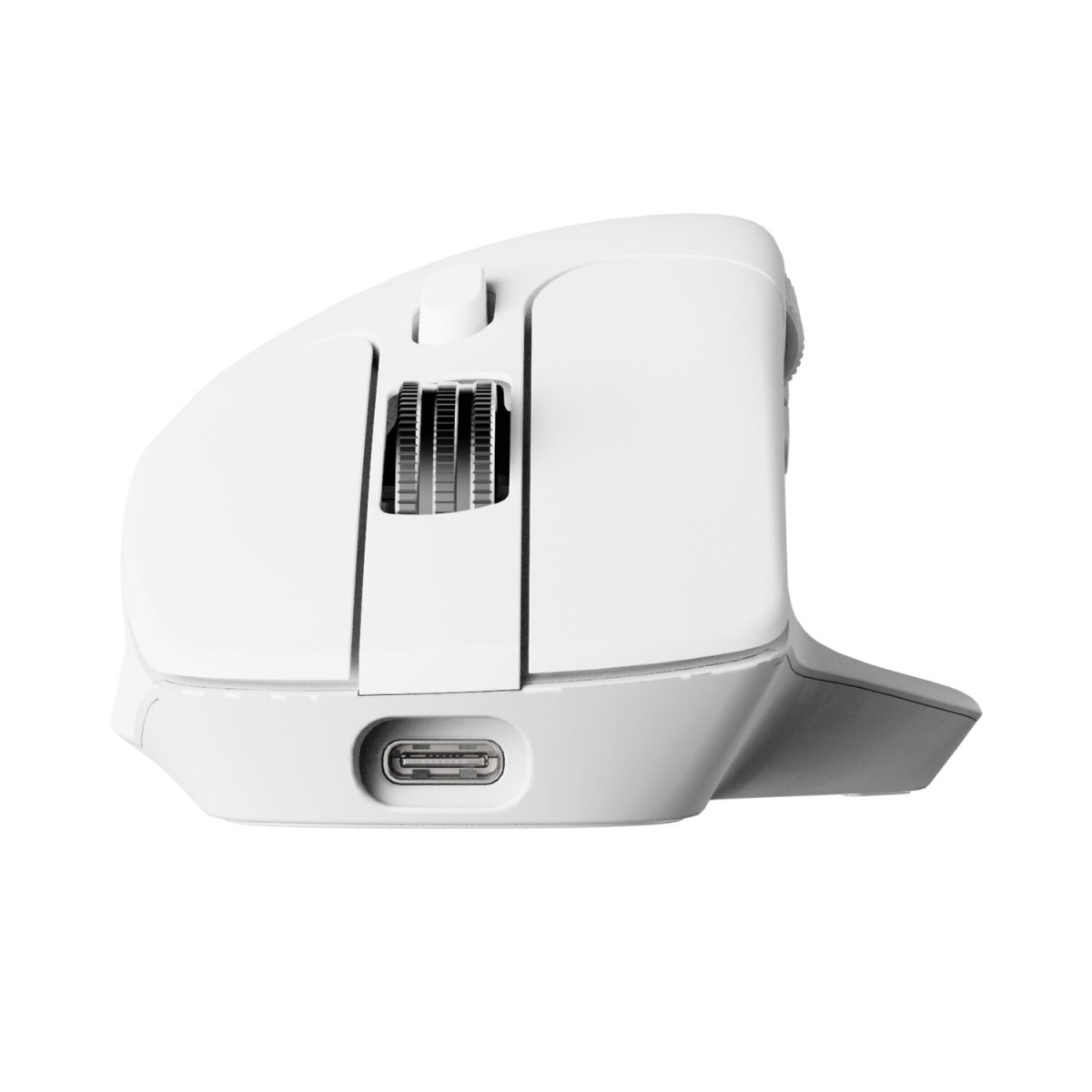 Keychron M6S-A24 PixArt 3950 8K 30000DPI Wireless Mouse (BT/2.4GHz/Wired) - White - Image 3