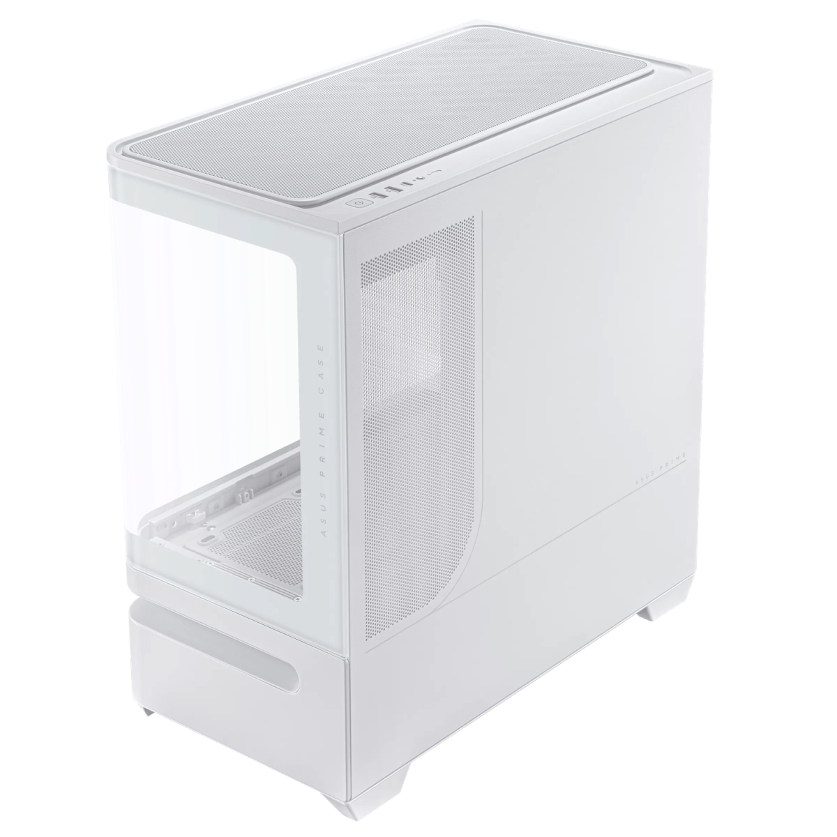 ASUS Prime AP202 ARGB mATX White Chassis - Image 2