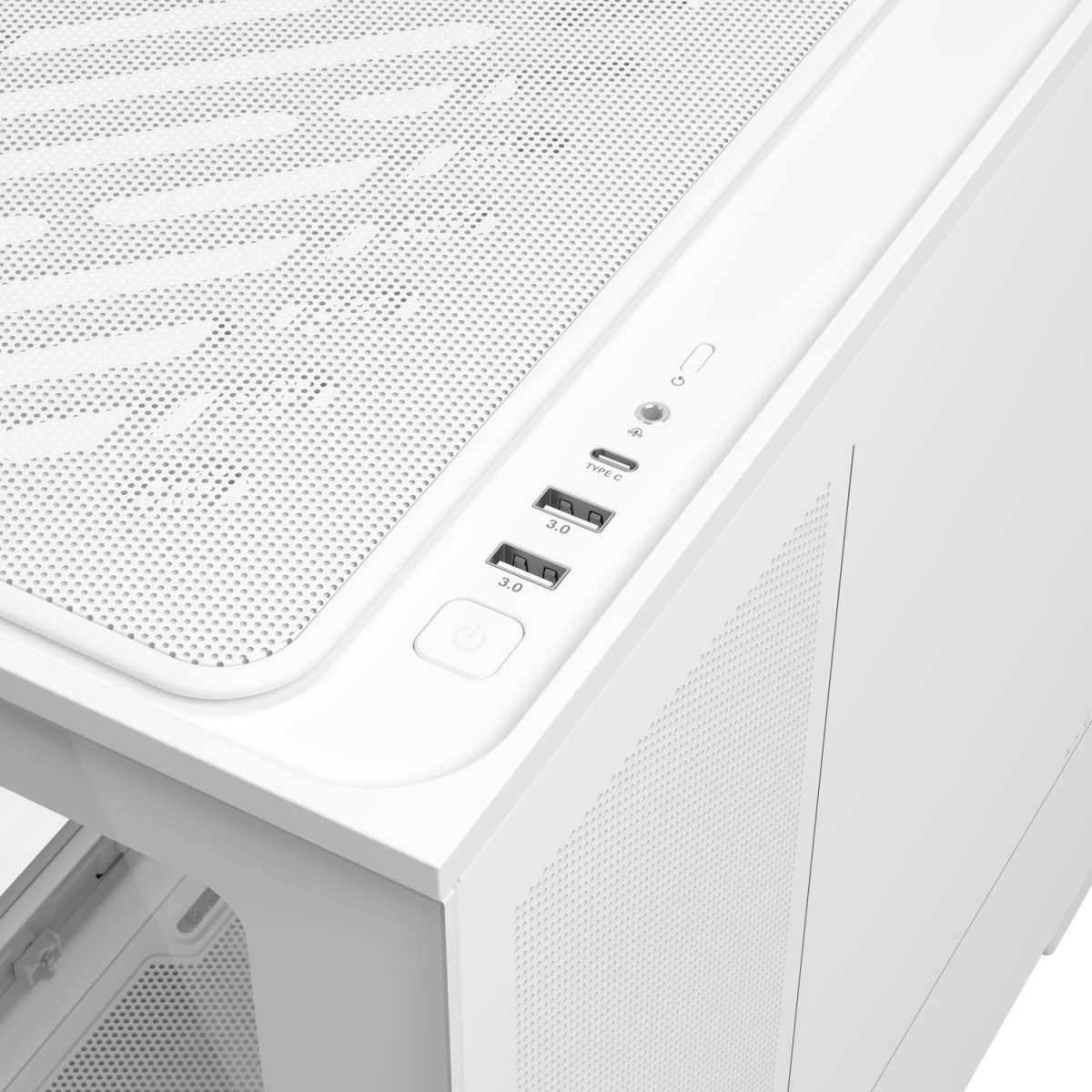 ASUS Prime AP202 ARGB mATX White Chassis - Image 4