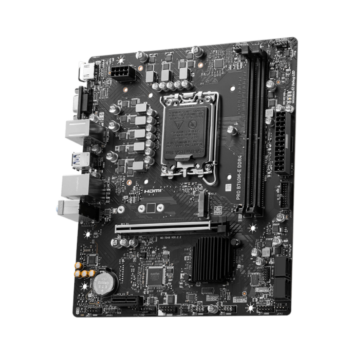 MSI PRO B760M-E DDR4 Intel LGA1700 mATX Motherboard - Image 2