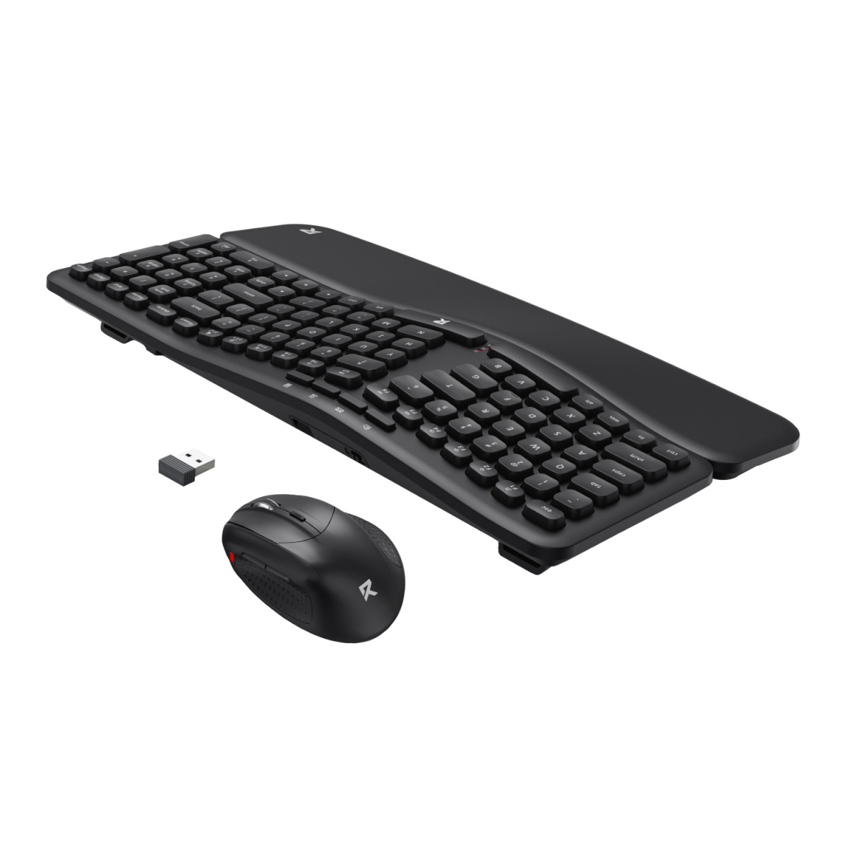 Redragon BS7161 2.4G Wireless Keyboard and Mouse Combo - Black - Image 4