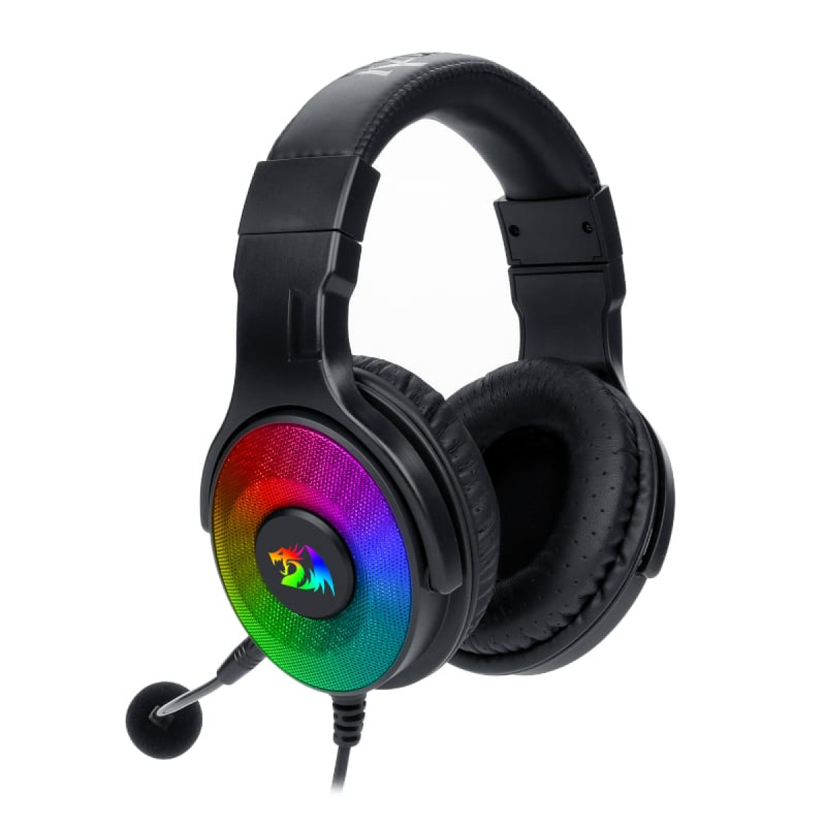 REDRAGON Over-Ear PANDORA USB (Power Only)|Aux (Mic and Headset) RGB Gaming Headset - Black - Image 2