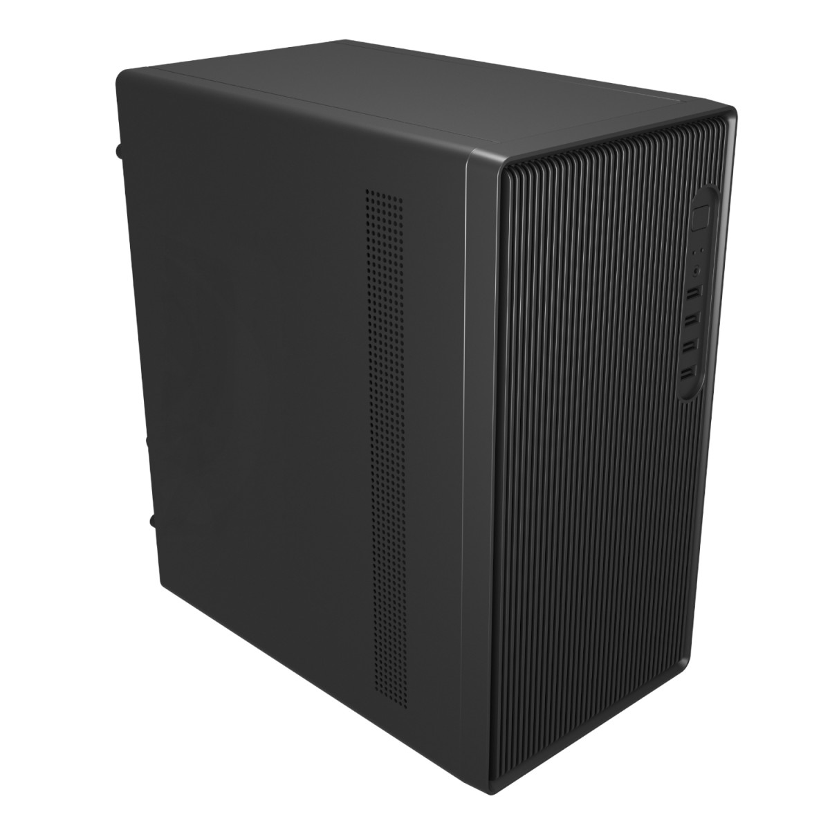 FSP S120 M-ATX Mid Tower Desktop Chassis - Black - Image 2