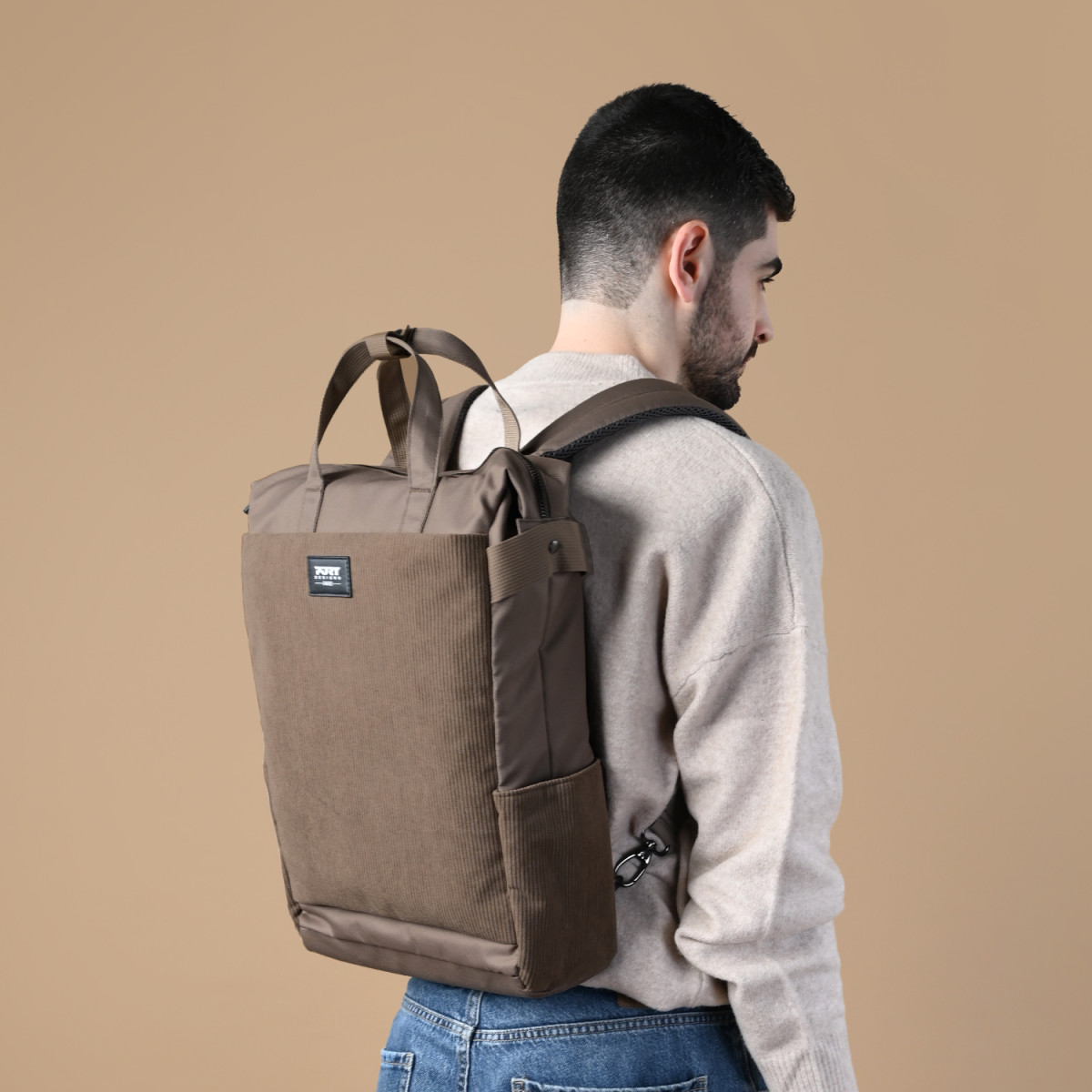 Port Designs Milano II ECO 14/16″ Totepack – Desert Brown - Image 3