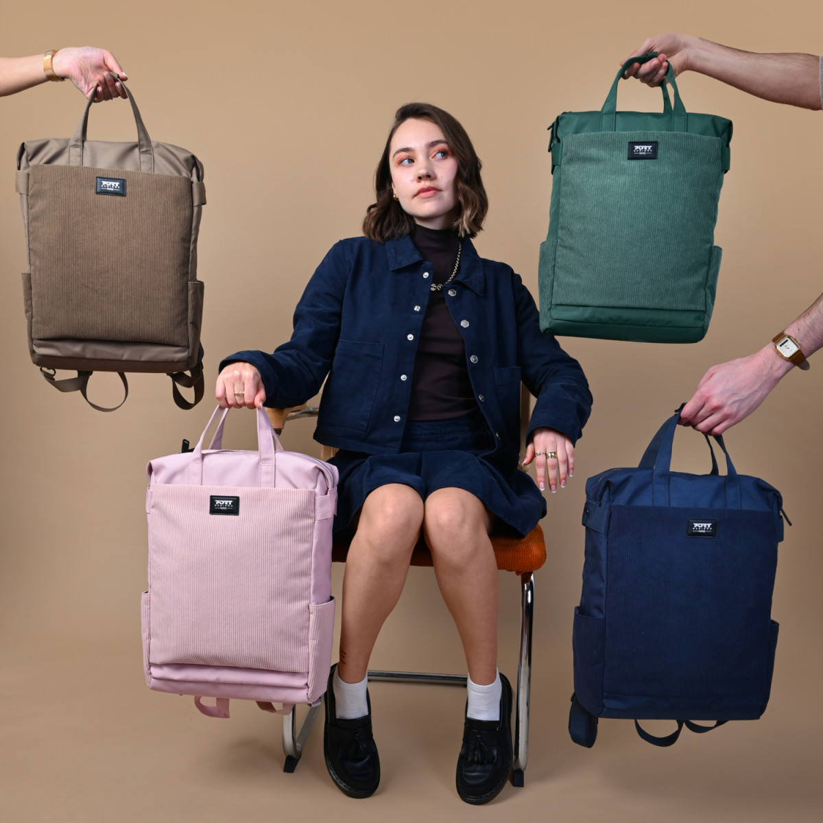 Port Designs Milano II ECO 14/16″ Totepack – Desert Brown - Image 4