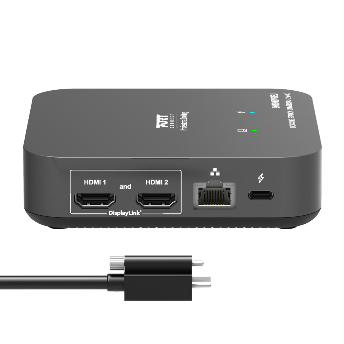 Port Connect Multi-port USB Type-C 2x4K Office Docking Station - Image 2