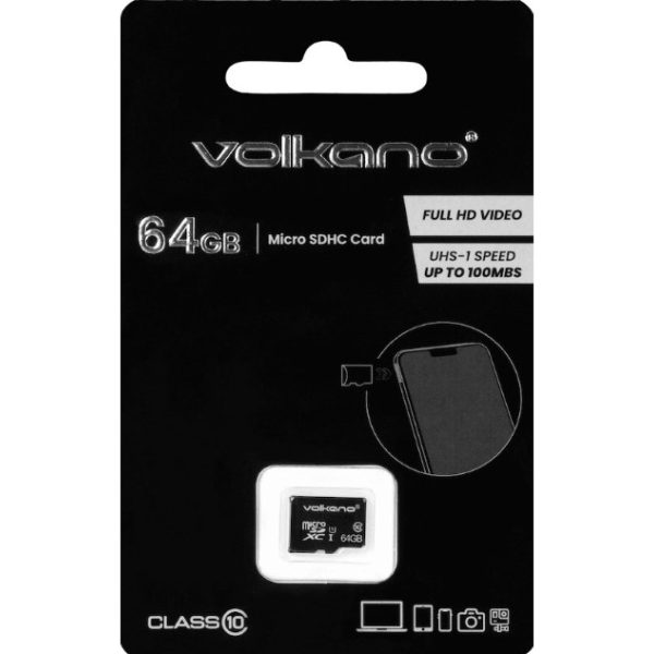Volkano Micro Series 64GB MicroSD Card