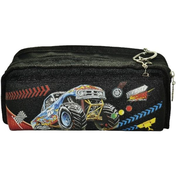 Brainware Racing Team Car Black Pencil Case