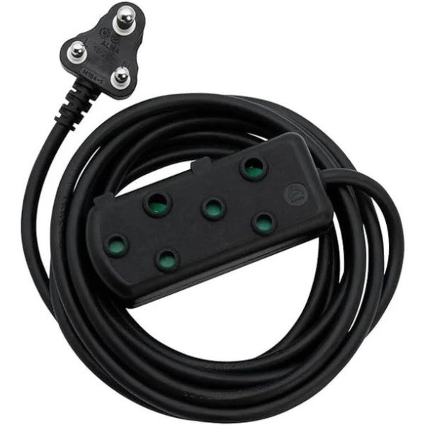 Ellies 3 Metre Dual Side Heavy Duty Power Extension Cord