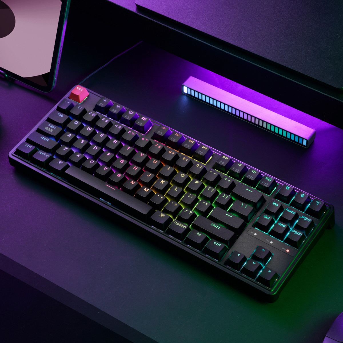 Keychron C3 Pro 8K QMK RGB Wired Mechanical Keyboard (80% Layout, Red Super Switch Hot-Swappable) - Image 4