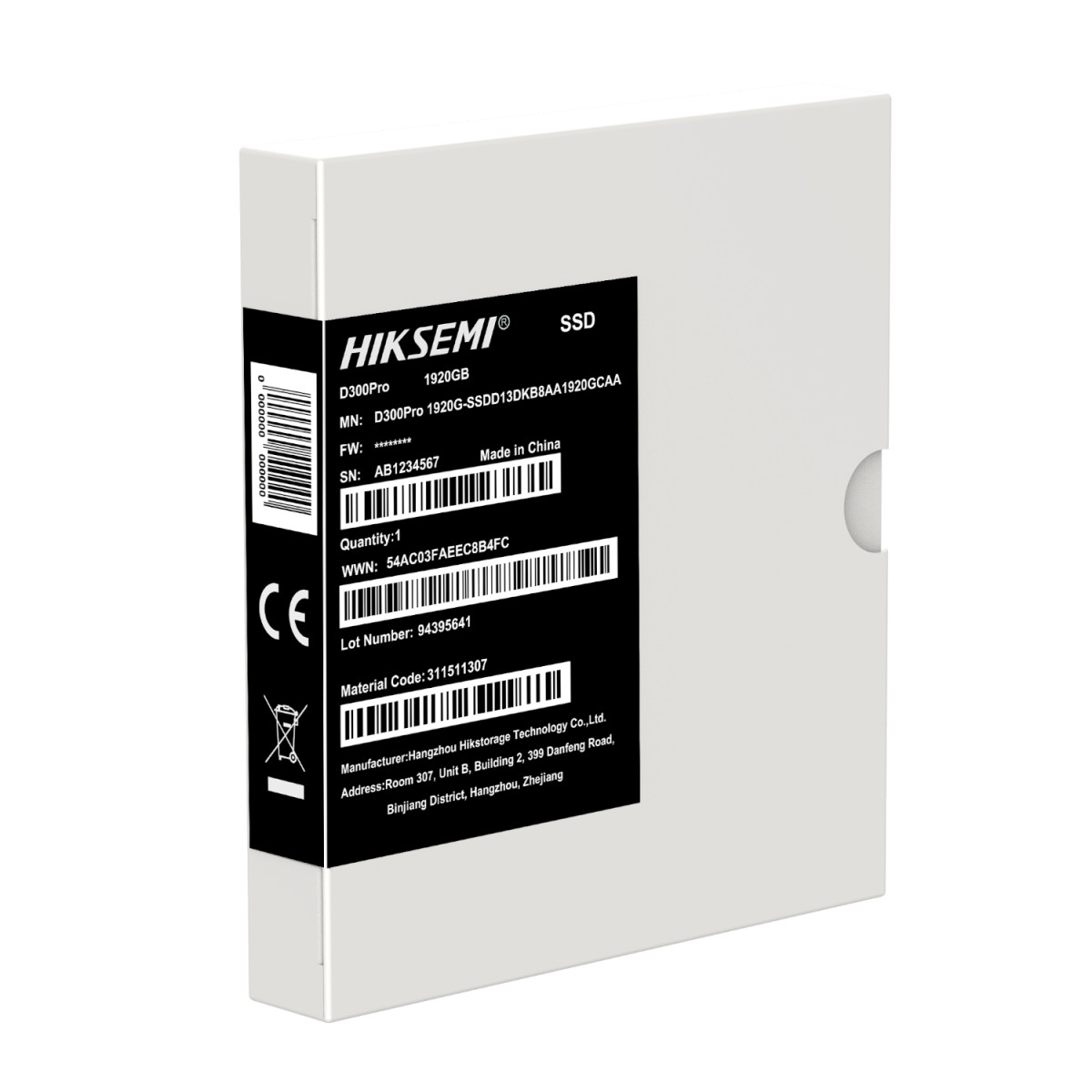 Hiksemi D300 PRO Tantalum Capacitor 1920GB SATA III Enterprise SSD - Image 2