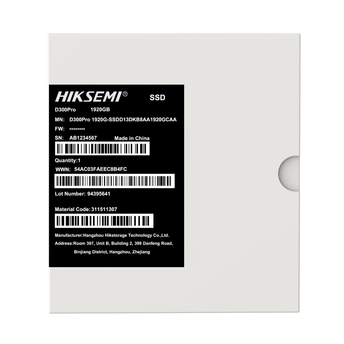 Hiksemi D300 PRO Tantalum Capacitor 1920GB SATA III Enterprise SSD - Image 3