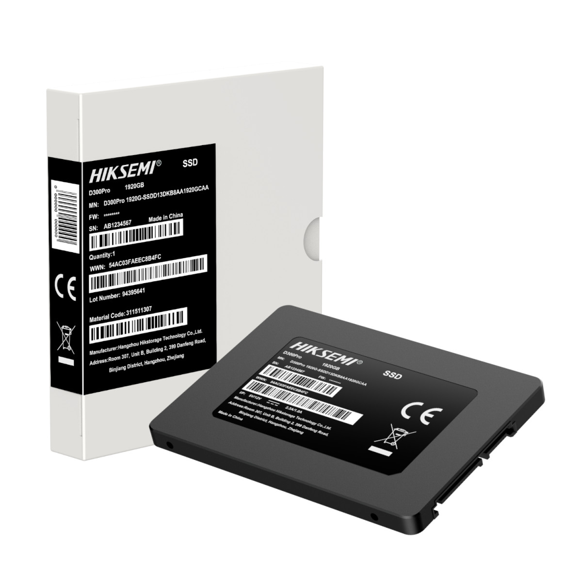 Hiksemi D300 PRO Tantalum Capacitor 1920GB SATA III Enterprise SSD - Image 4