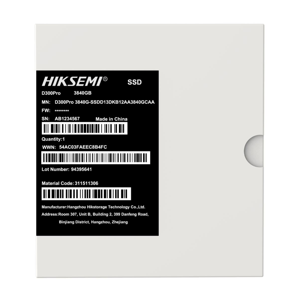 Hiksemi D300 PRO Tantalum Capacitor 3840GB SATA III Enterprise SSD - Image 3