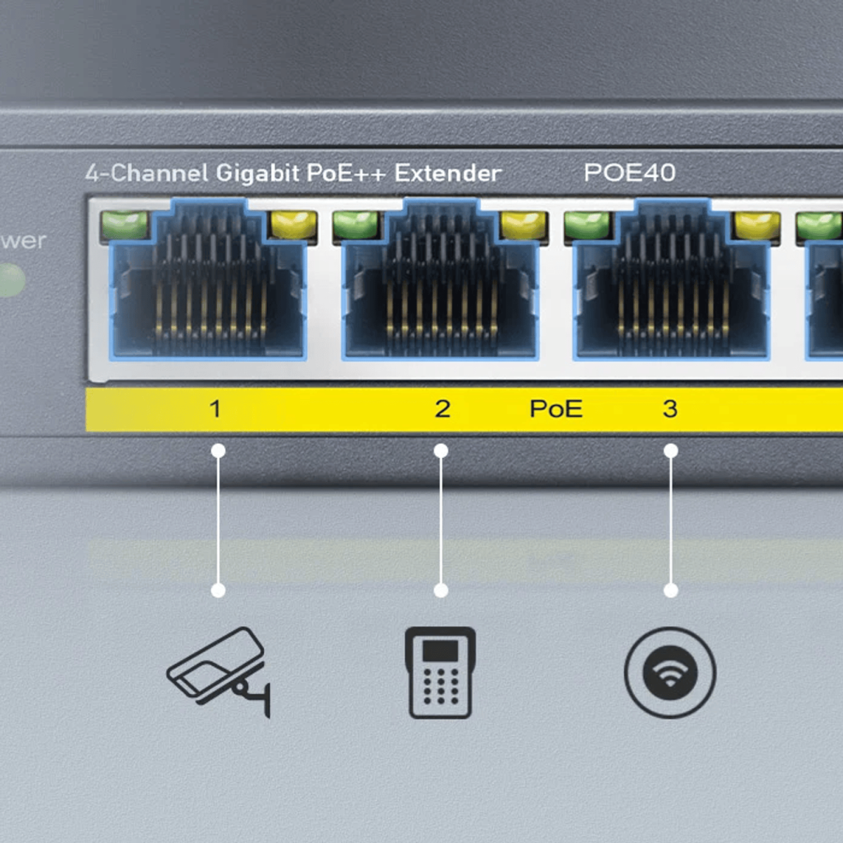 Cudy 4 Port Gigabit PoE 1x PoE Input 60W Switch - Image 4