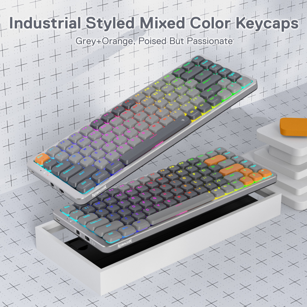 REDRAGON MECHANICAL AZURE Wireless Gaming Keyboard - Image 3