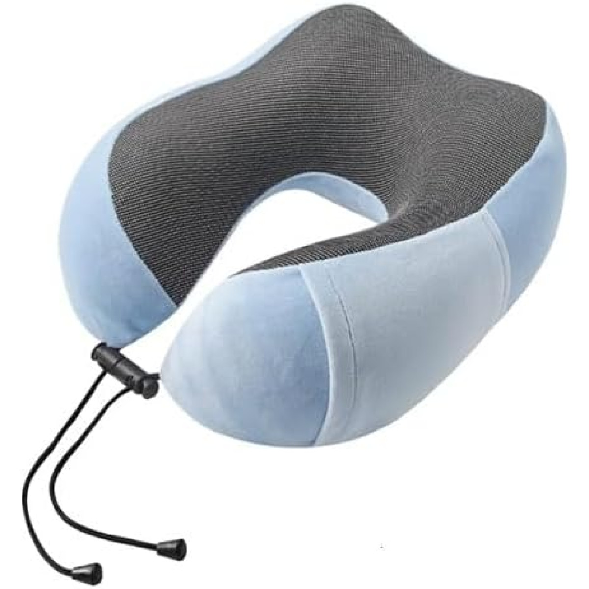 Casey U Shaped Large Travel Neck Pillow Light Blue