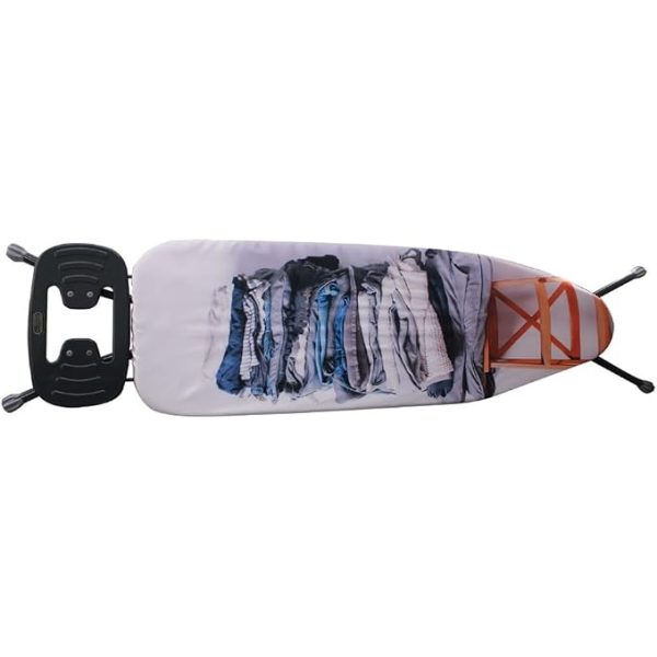 Totally Jumbo Ironing Board With Safety Iron Rest Clothed Print