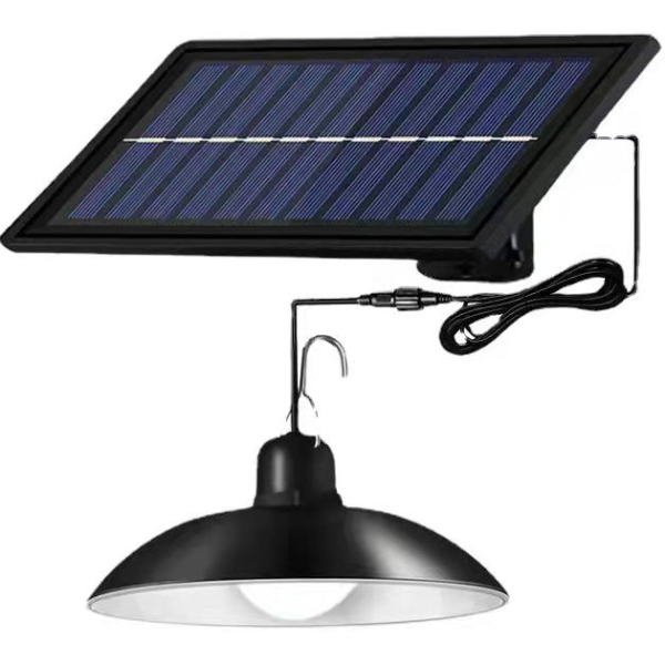 Solarix LED Hanging Flood Light With Solar Panel