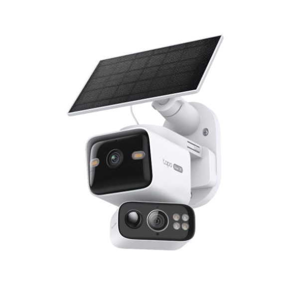 TP Link Tapo C645D Dual Lens Solar Pan Tilt Camera Kit