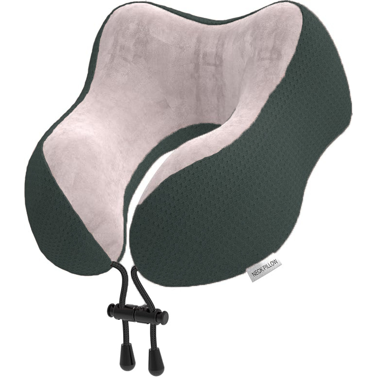 Casey U Shaped Large Travel Neck Pillow Green