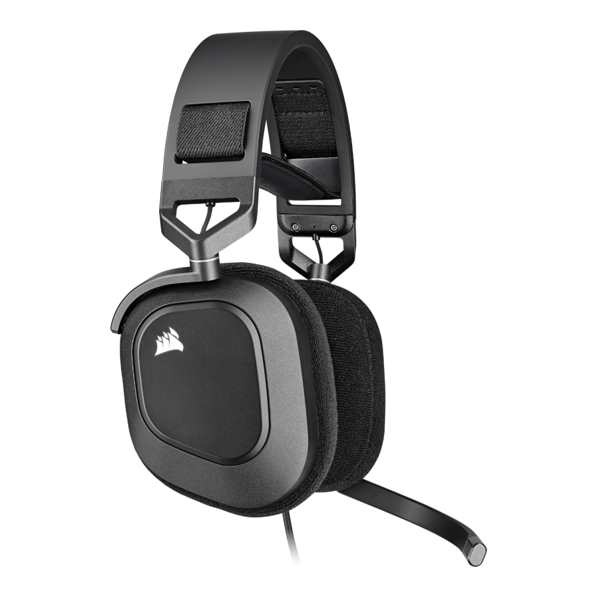 Corsair HS80 RGB USB Wired Over-Ear Gaming Headset — Carbon Black - Image 3
