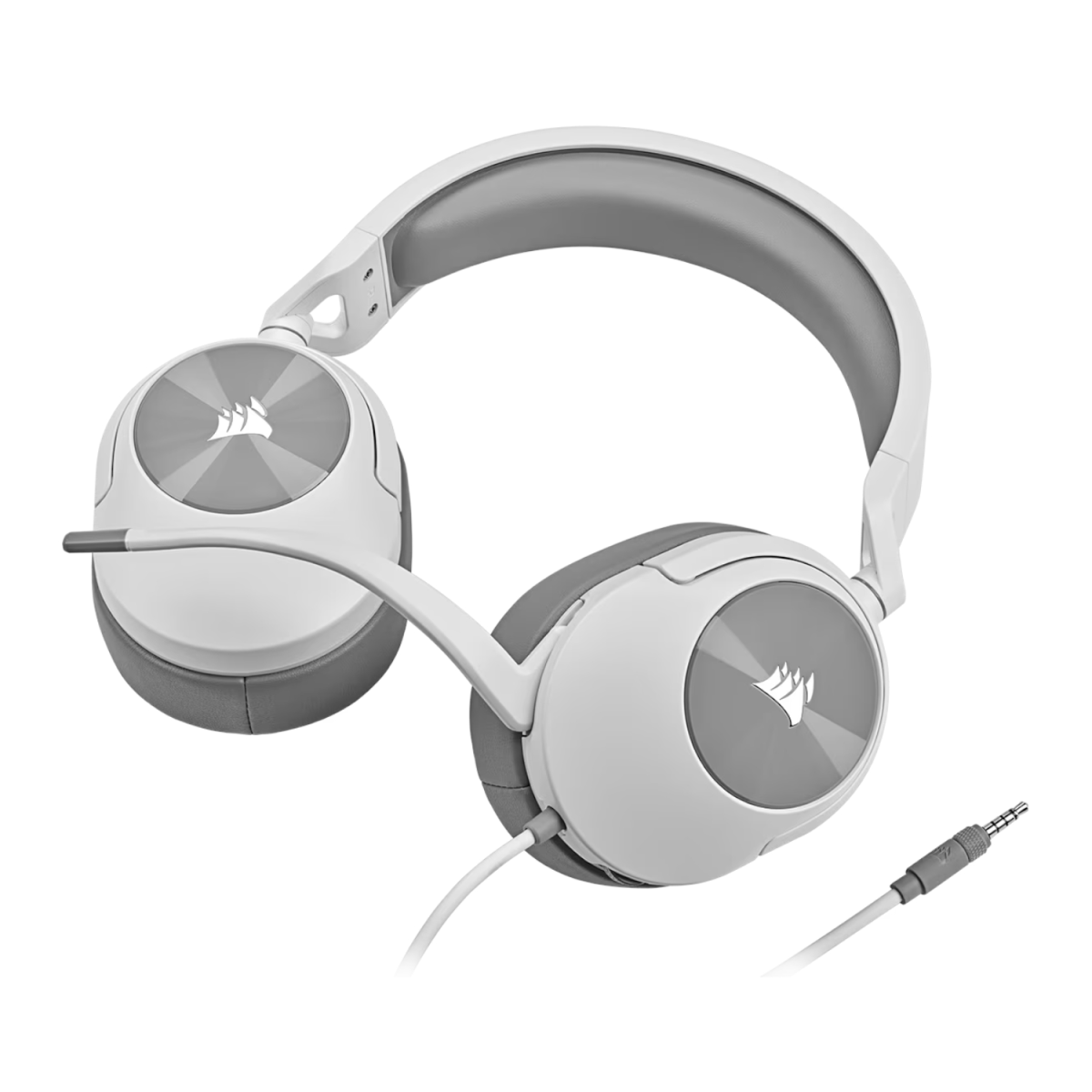 Corsair HS55 Surround Wired Gaming Headset – White - Image 2
