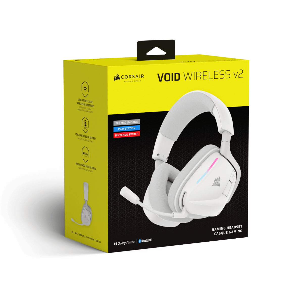 CORSAIR VOID v2 WIRELESS Gaming Headset - White - Image 3
