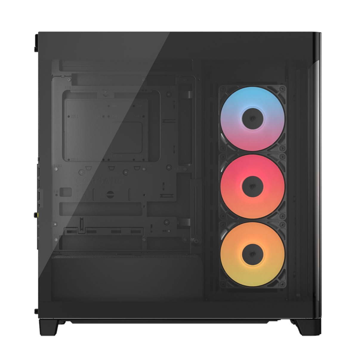 Corsair FRAME 4500X RS-R ARGB Panoramic Glass Mid-Tower PC Case - Black - Image 2