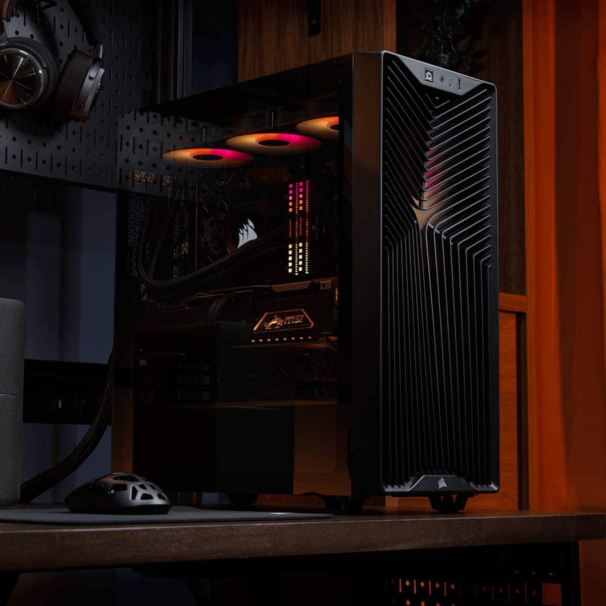 Corsair 3200D RS ARGB Mid-Tower PC Case - Black - Image 4