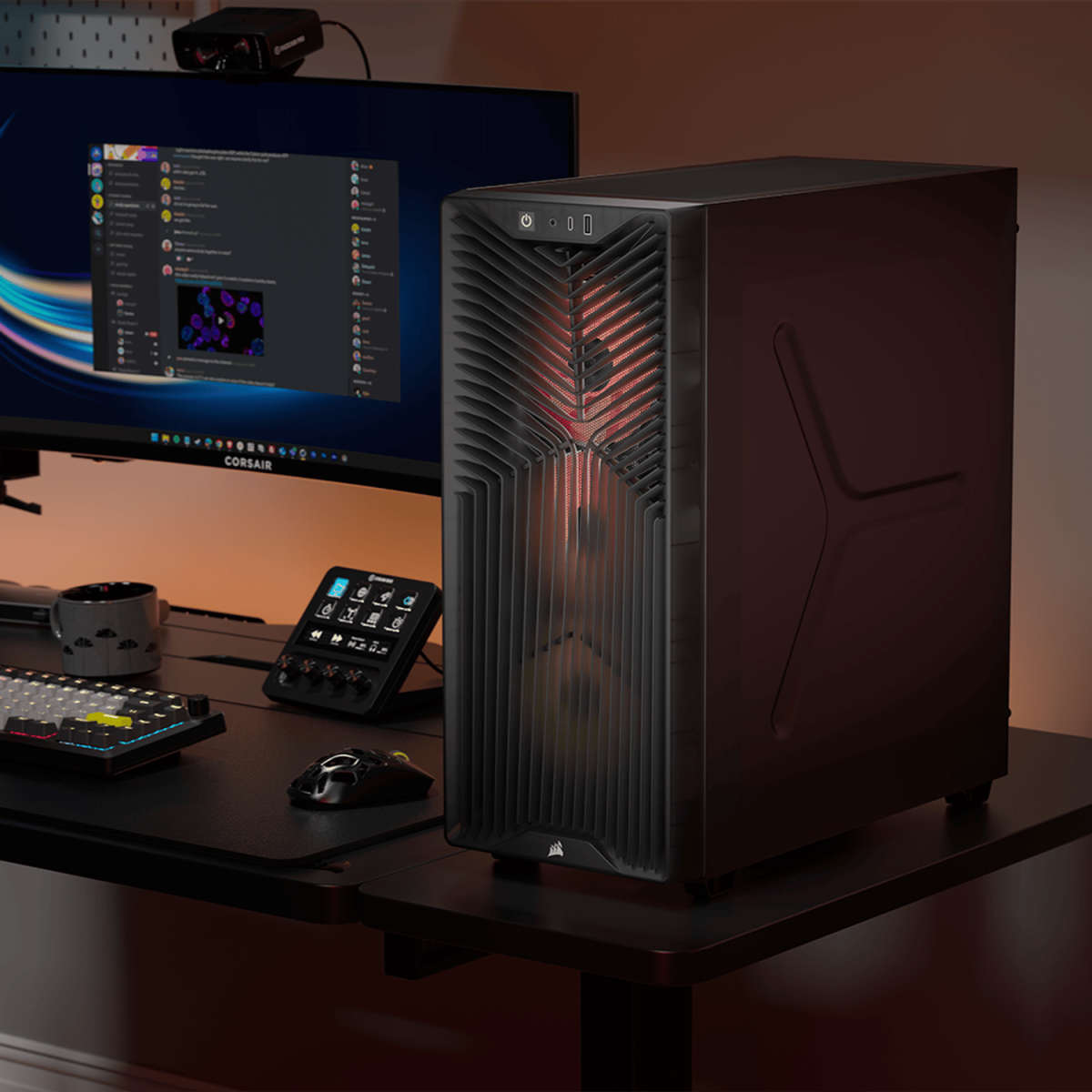 Corsair 3200D RS ARGB Mid-Tower PC Case - Smoke - Image 4