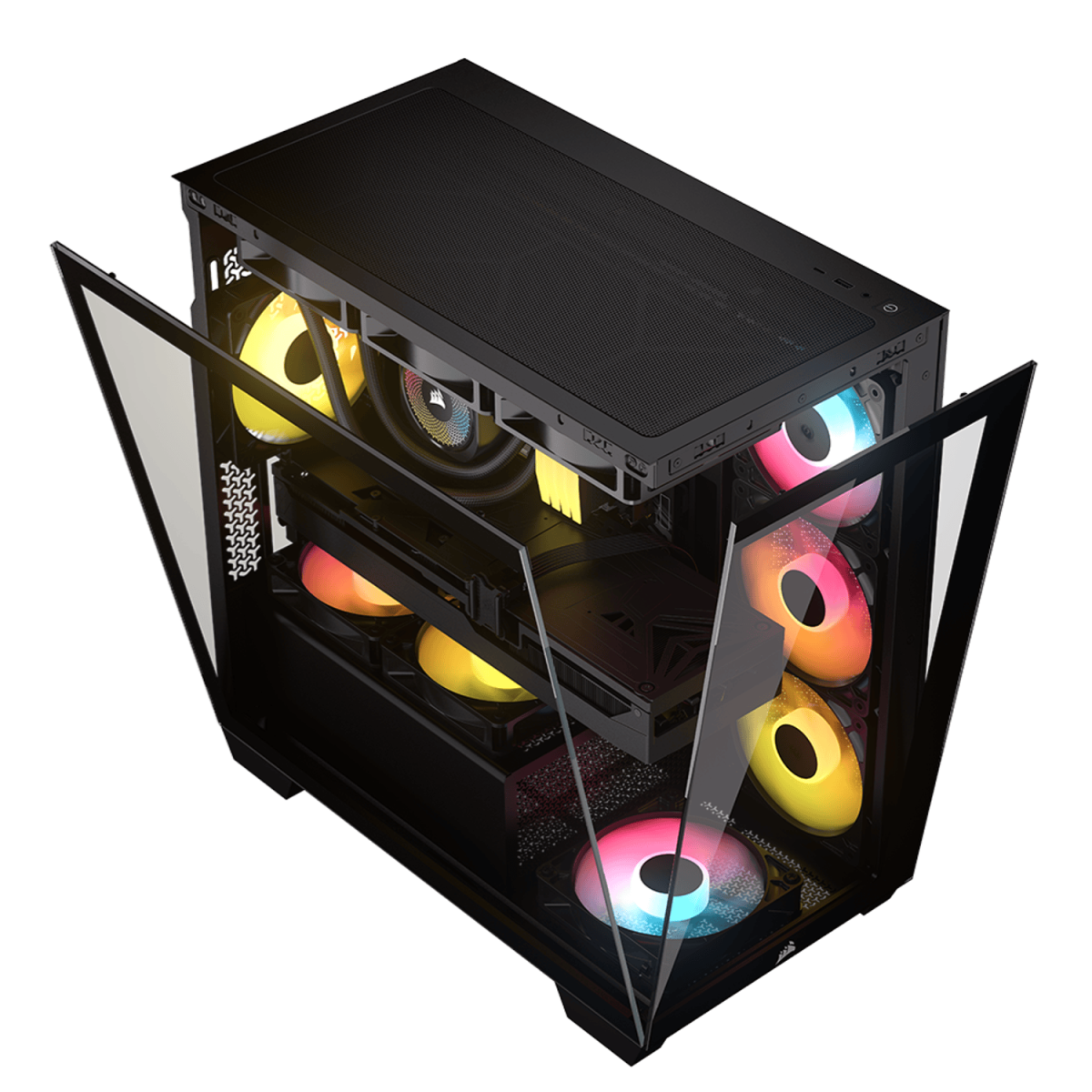 Corsair 2800X RS-R ARGB Micro-ATX PC Case - Black - Image 3