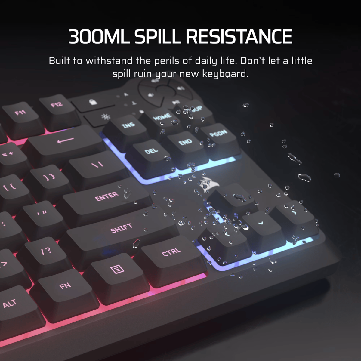 Corsair K55 CORE TKL RGB Gaming Keyboard - Image 3