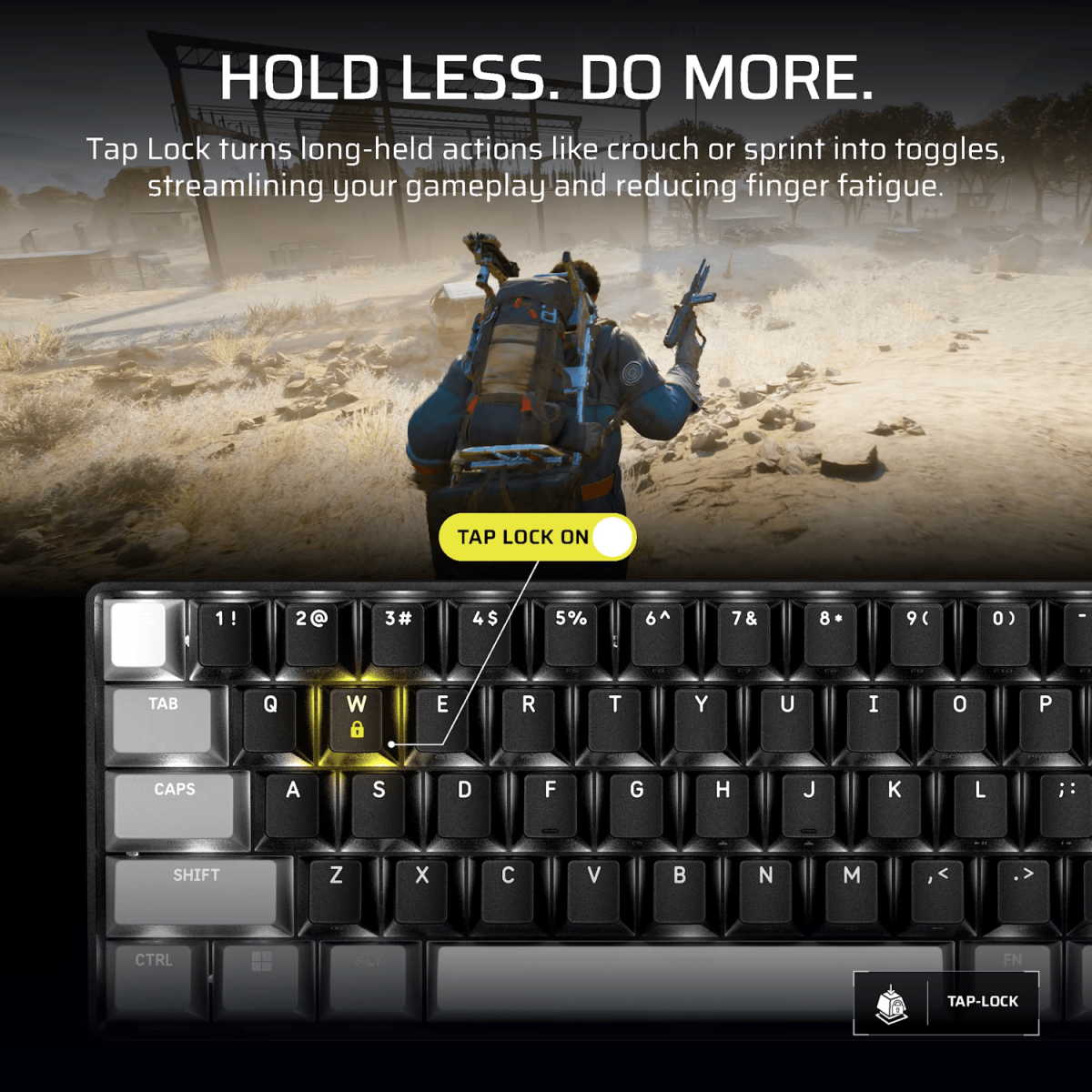 Corsair CLIPPER PRO MINI 60 Hall Effect Gaming Keyboard - Black - Image 4