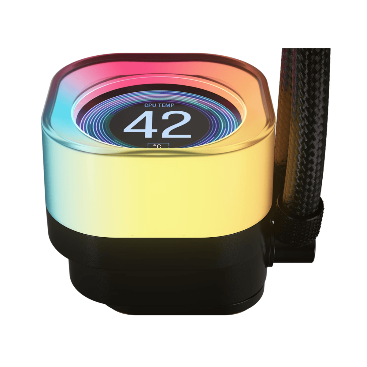 Corsair iCUE LINK TITAN 360 RX LCD Liquid CPU Cooler - Black - Image 2